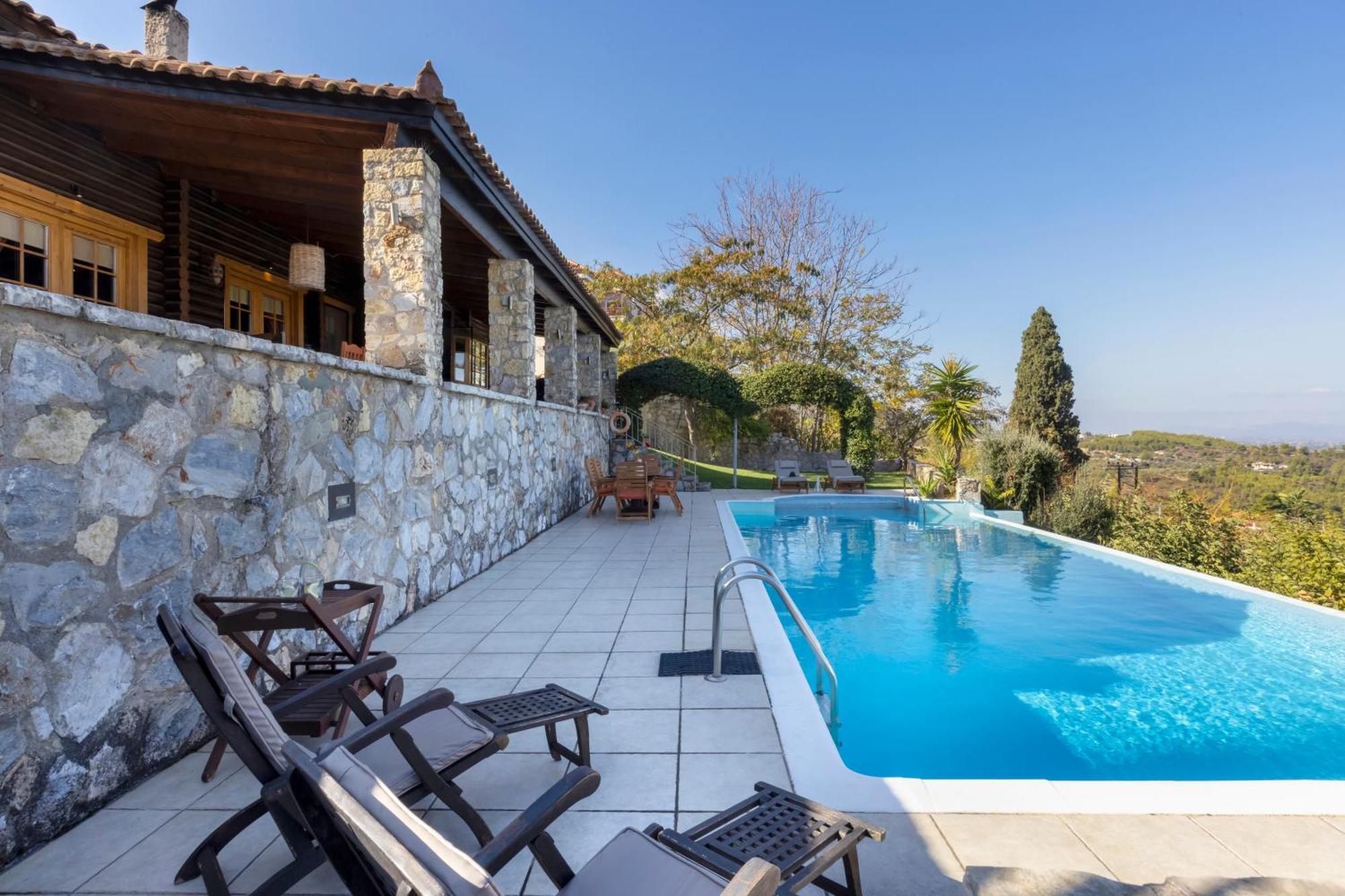 Villa Marrone Splendid Seaview Markopoulon Oropou エクステリア 写真