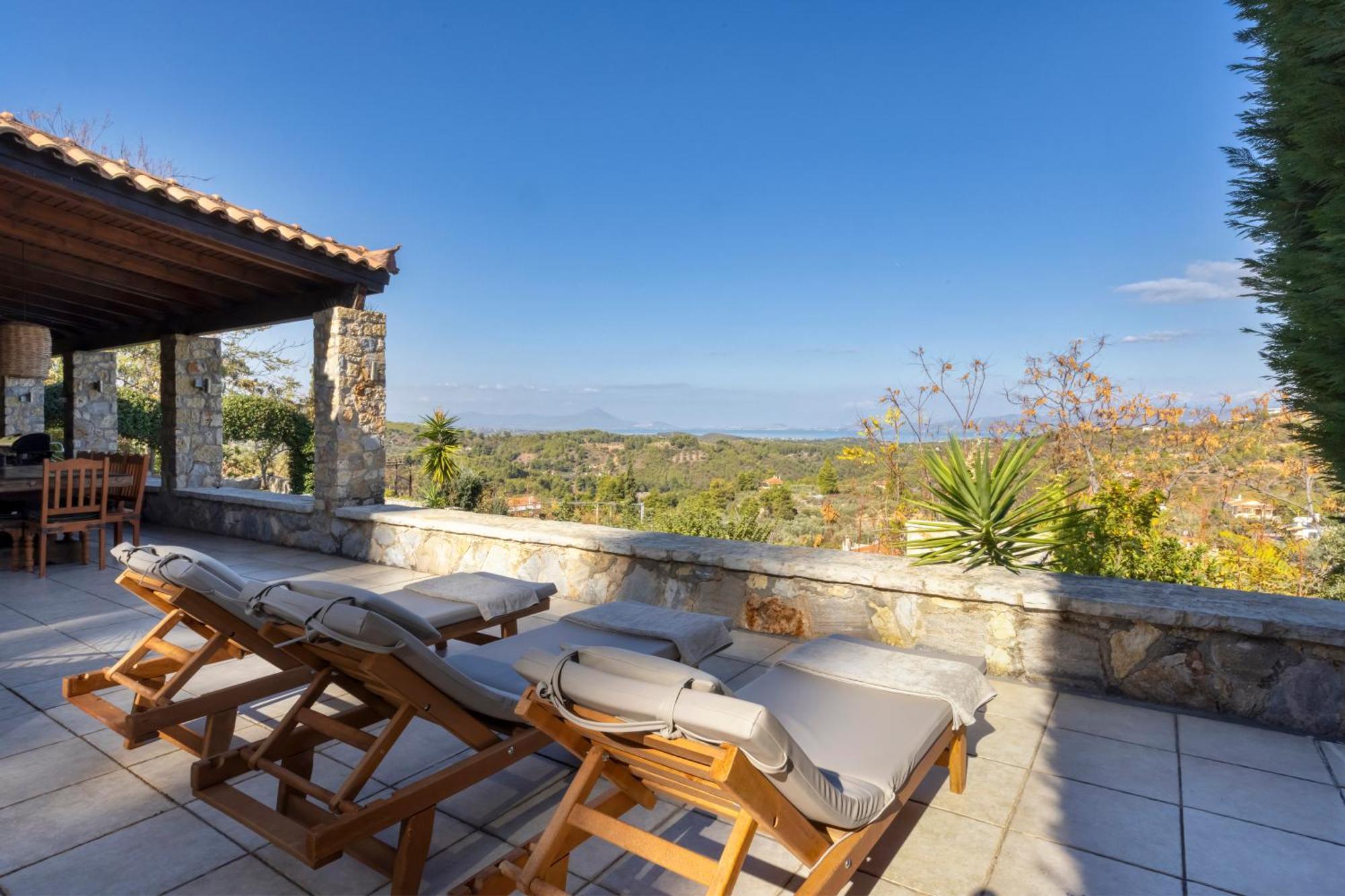 Villa Marrone Splendid Seaview Markopoulon Oropou エクステリア 写真