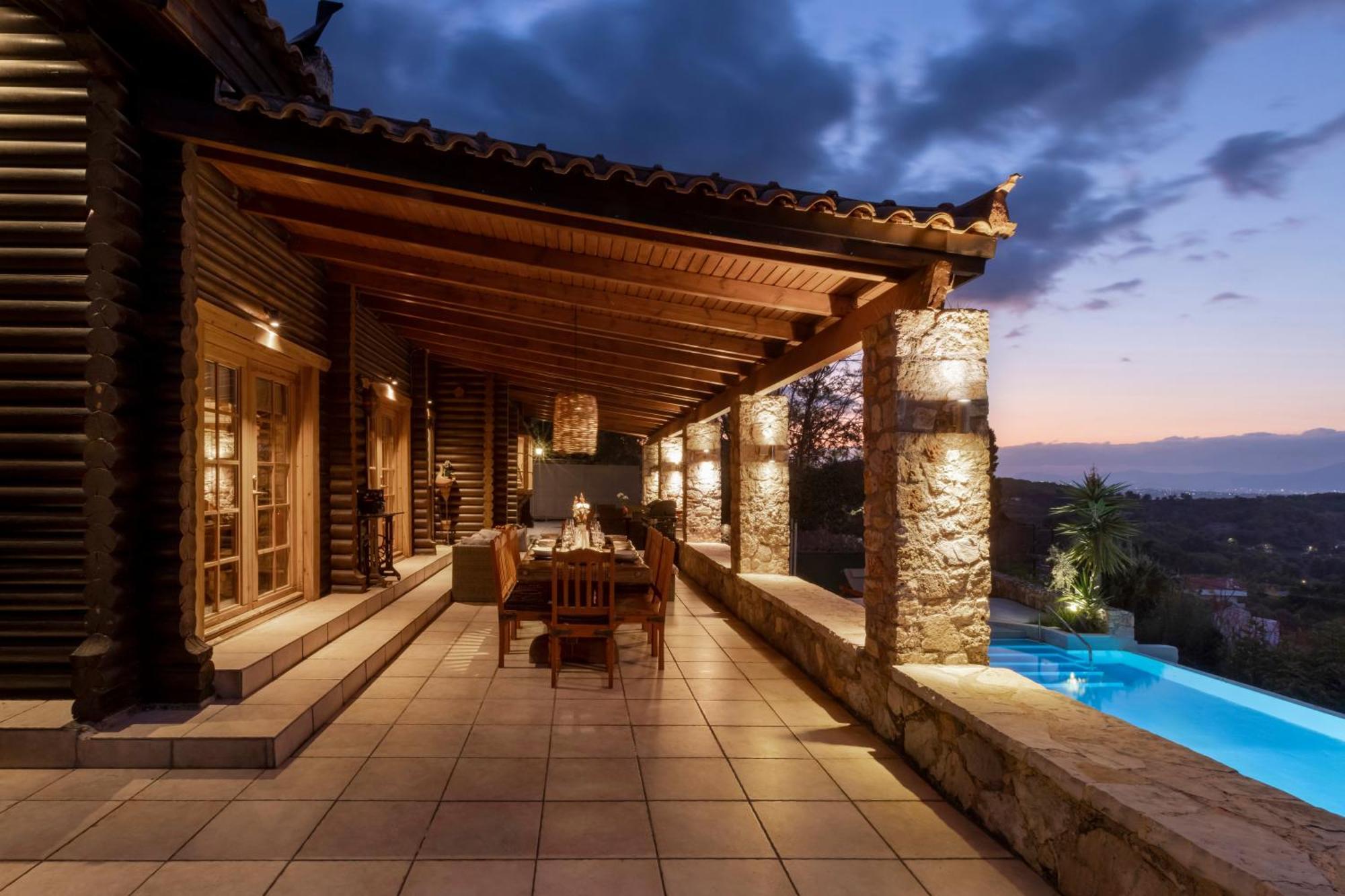 Villa Marrone Splendid Seaview Markopoulon Oropou エクステリア 写真
